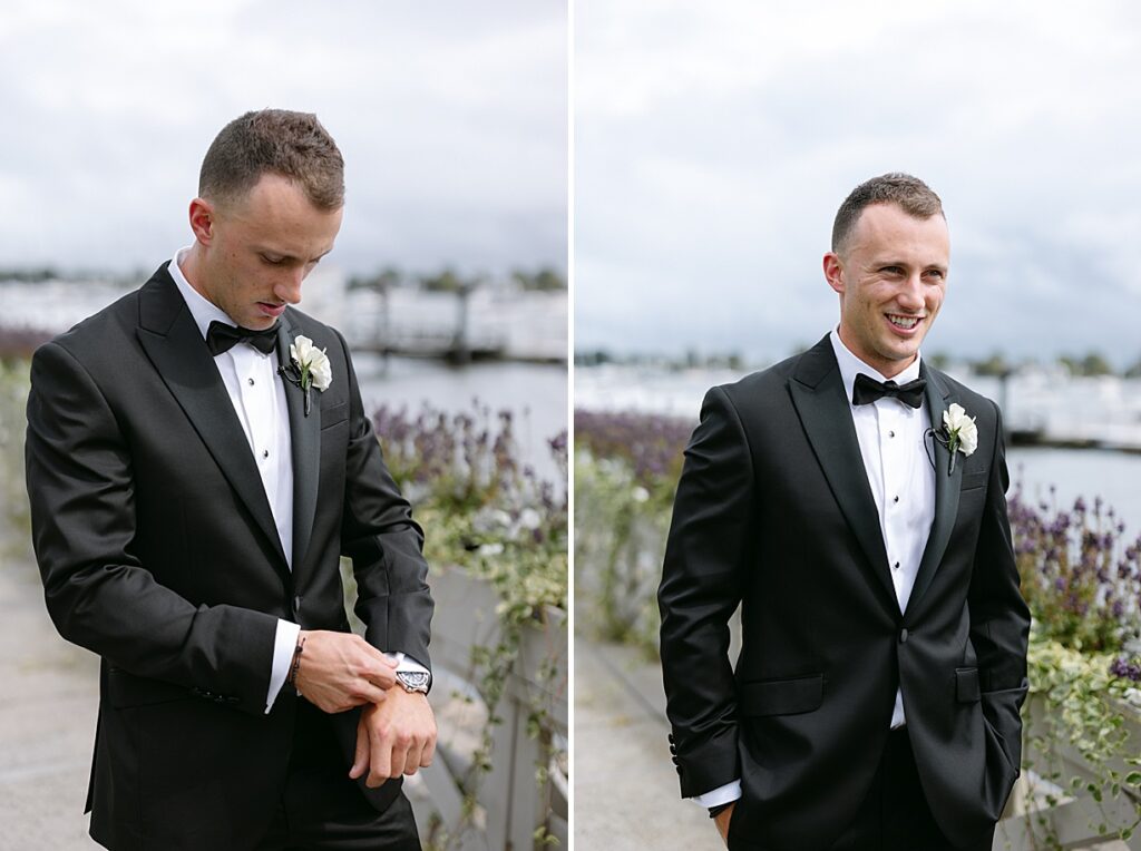 Larchmont Yacht Club wedding, best wedding photographer near me, top Philly wedding photographer, best Philly wedding photographer, wedding at Larchmont Yacht Club, groom portraits, bridal portraits