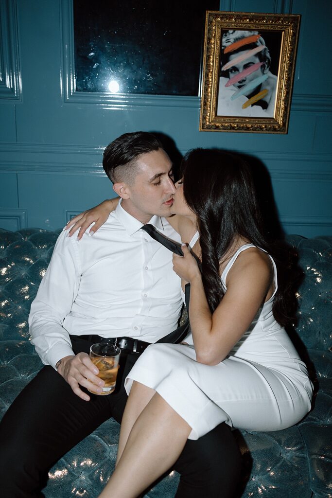Elegant engagement session at W Hotel in Philadelphia